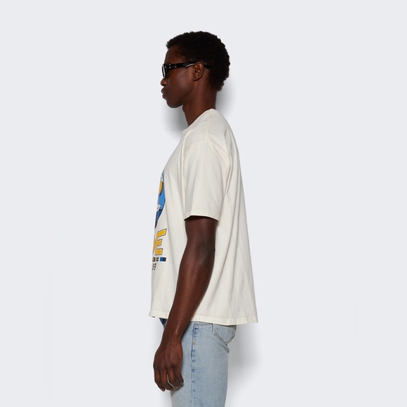 RHUDE YACHT CLUB TEE 'VINTAGE WHITE' - Picture 3 of 7